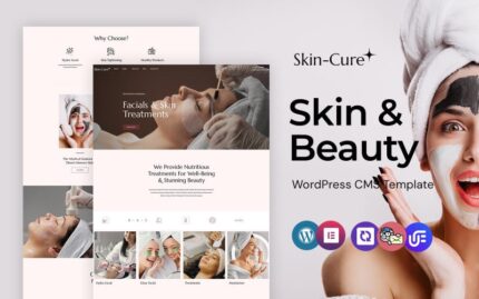 Skincure - Skincare and Treatment WordPress Elementor Theme WordPress Theme