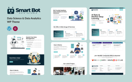 SmartBot -Multipurpose Data Visualization Services WordPress Theme