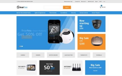 Smartex - Electronics & Gadgets Clean OpenCart Template