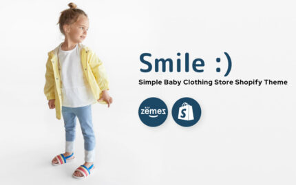 Smile - Simple Baby Clothing Store Shopify Theme