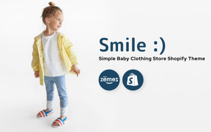 Smile - Simple Baby Clothing Store Shopify Theme