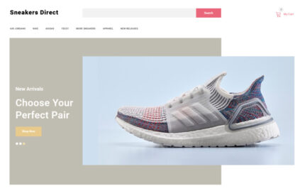 Sneakers Direct - Fashion Store Clean OpenCart Template