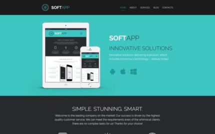 Software Responsive Website Template