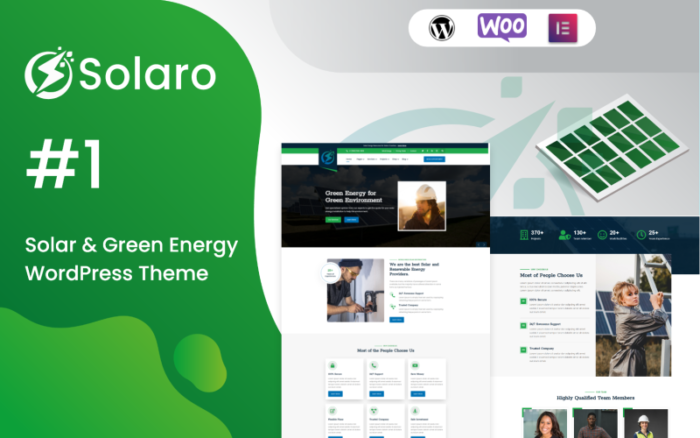 Solaro - Solar and Green Energy WordPress Theme