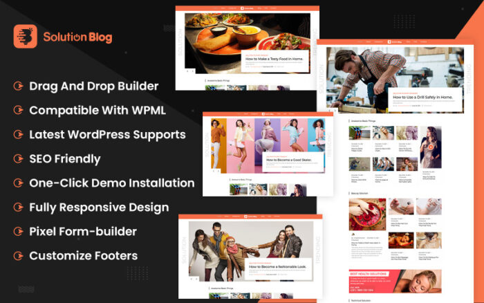 Solution Blog WordPress Theme