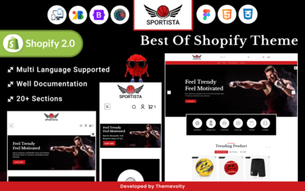 Sportista - Mega Sports Shopify 2.0 Theme Shopify Theme