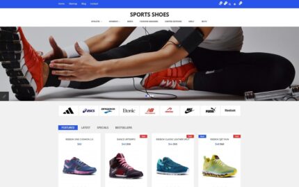 Sports Shoes OpenCart Template