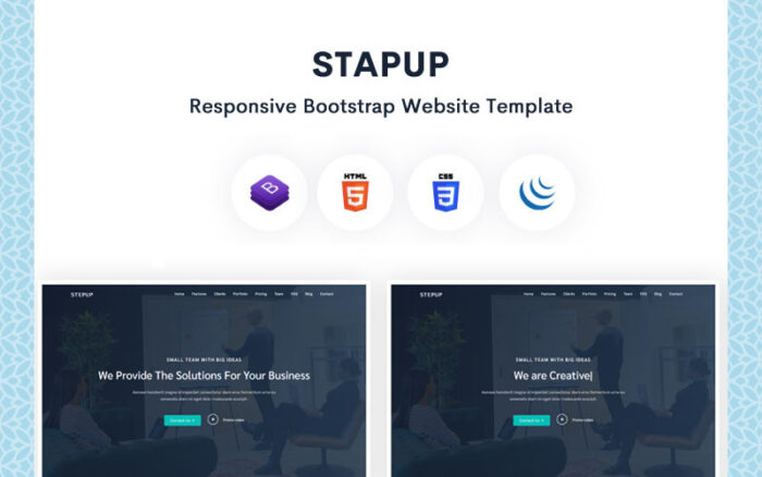 Stapup Landing Page Template