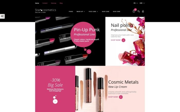 Star Cosmetics - Beauty Items Responsive PrestaShop Theme