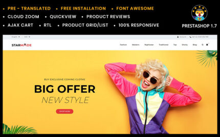 Starmode Accessories Store PrestaShop Theme