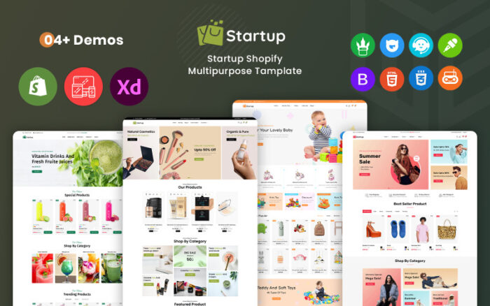 Startup - Multipurpose Supermarket Shopify Template Shopify Theme