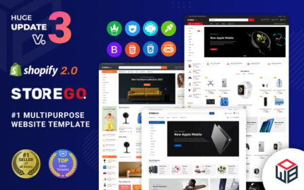 StoreGo - Multipurpose Premium Electronic Shopify 2.0 Theme Shopify Theme