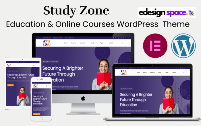 Study Zone - Education & online Courses WordPress Theme