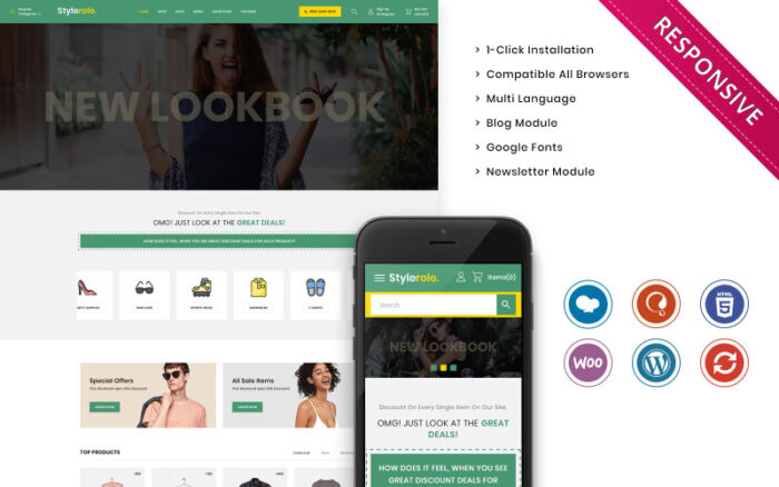 Stylerole - The Fashion Woocommerce Responsive Store WooCommerce Theme