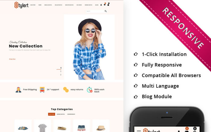 Stylert - The Fashion Store OpenCart Template