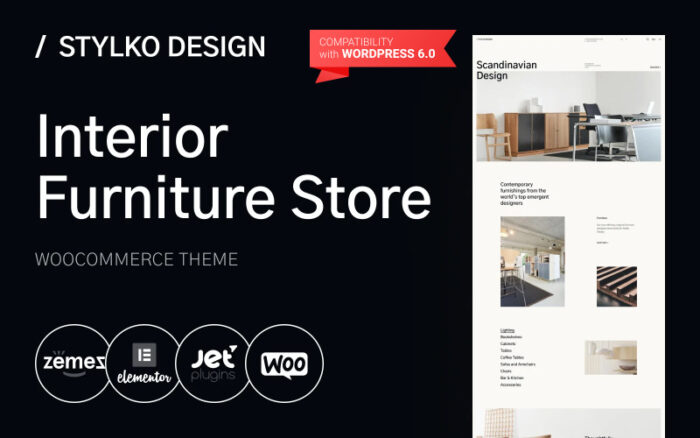 Stylko - Home Interior and Furniture WordPress Theme