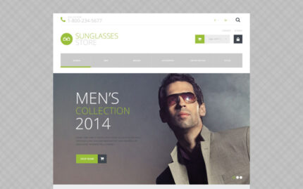 Sunglasses Shop PrestaShop Theme