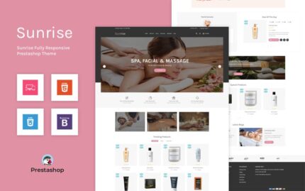 Sunrise - Spa | Facial | Massage PrestaShop Template PrestaShop Theme