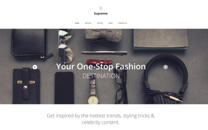 Supreme Website Template