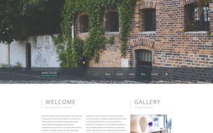 Sweet House Website Template