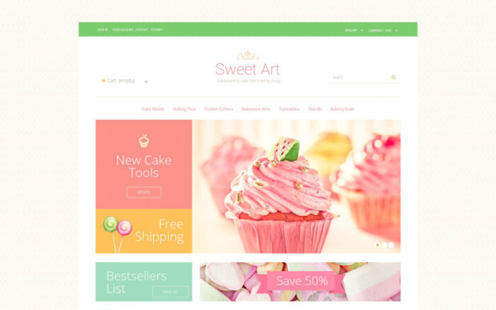 Sweet Tooth PrestaShop Theme