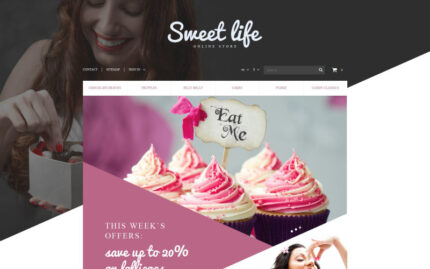 Sweets Shop PrestaShop Theme