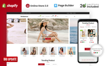 Swimwear Lingerie Store Shopify Theme