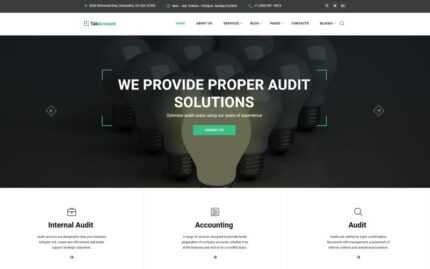 TabAccount - Audit Ready-to-Use Website Template