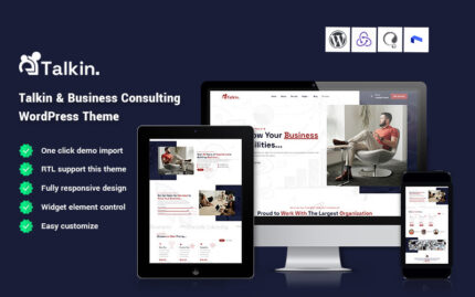 Talkin - Business Consulting WordPress Theme