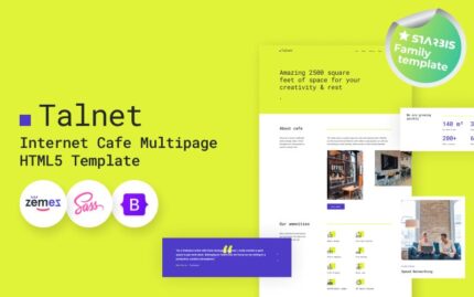 Talnet - Internet Cafe HTML5 Website Template