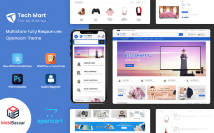 TechMart - Shopping Mall OpenCart Template