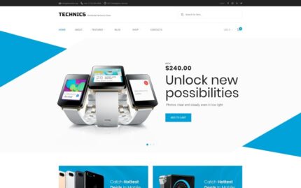 Technics - Electronics Store WooCommerce Theme