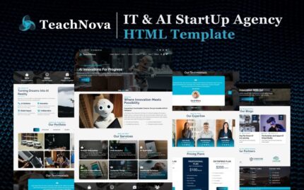 TechNova - AI and IT Startup Agency HTML5 Website Template