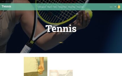 Tennis Responsive OpenCart Template