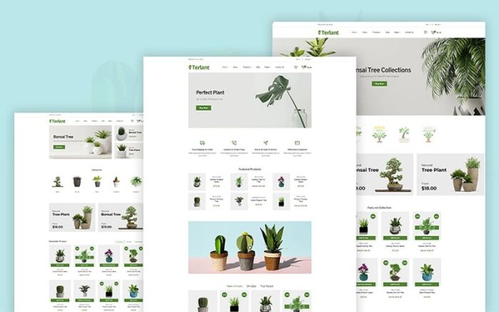 Terlant - Nursery Flower Plant Shopify Theme