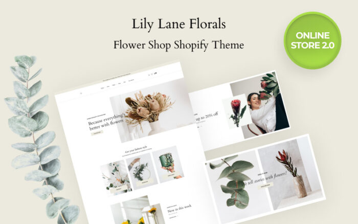 The Florist - Flower Shop Online Store 2.0 Shopify Theme