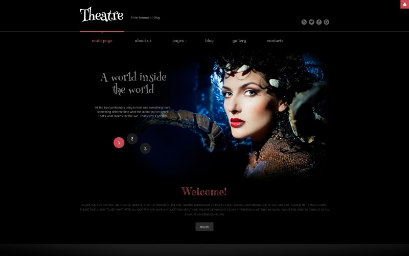 Theater Performance Joomla Template