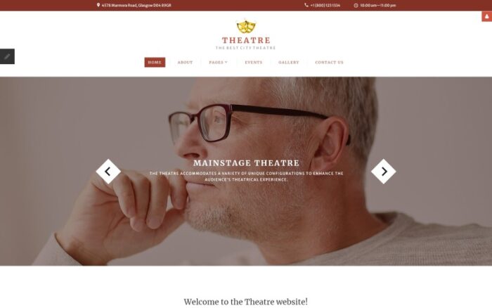 Theater Responsive Joomla Template