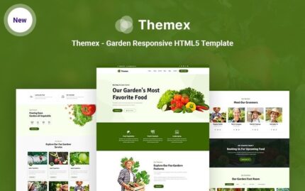 Themex - Garden Responsive HTML5 Website Template