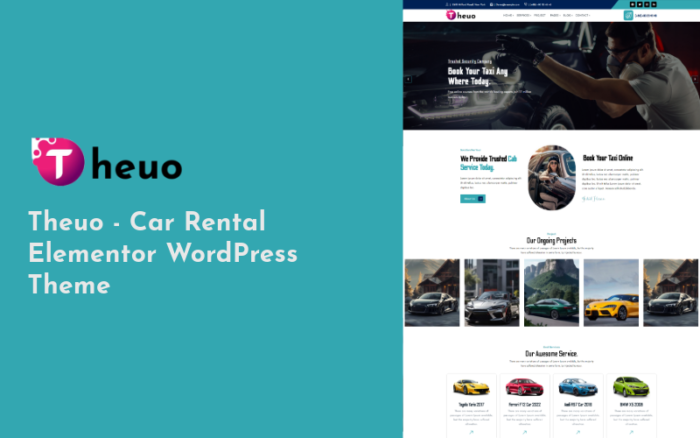 Theuo - Car Dealer, Rental & Listing WordPress theme WordPress Theme