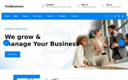 TishBusiness - Corporate and Business WordPress Theme