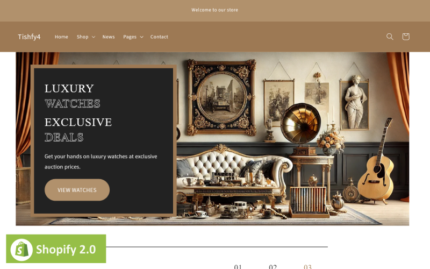 Tishfy4 - Antique Store Shopify 2.0 Theme Shopify Theme