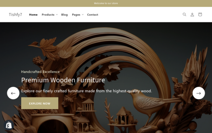 Tishfy7 – Woodworking Shopify 2.0 Theme Shopify Theme