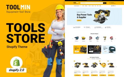 ToolMin - Power Equipment Tools Store Shopify Theme