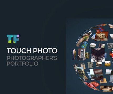 Touch Photo Website Template