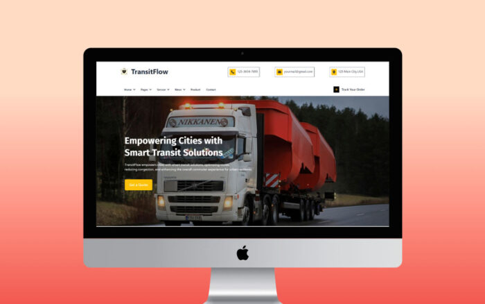 TransitFlow | Freight Solutions HTML Template Website Template