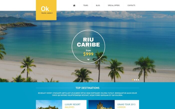 Travel Company Joomla Template