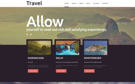 Travel - Fancy Tourism Blog Joomla Template