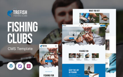 Trefish - Fishing Club Multipurpose Responsive WordPress Theme