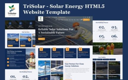 TriSolar - Solar Energy HTML5 Website Template